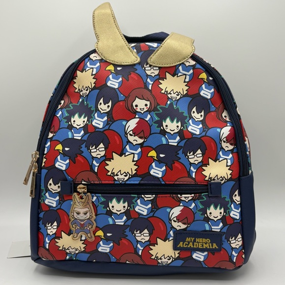 My hero academia All Might character mini backpack brand new bioworld Funimation - Picture 1 of 11